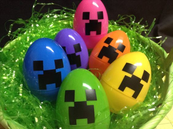 Diy Minecraft Creeper Easter Eggs
