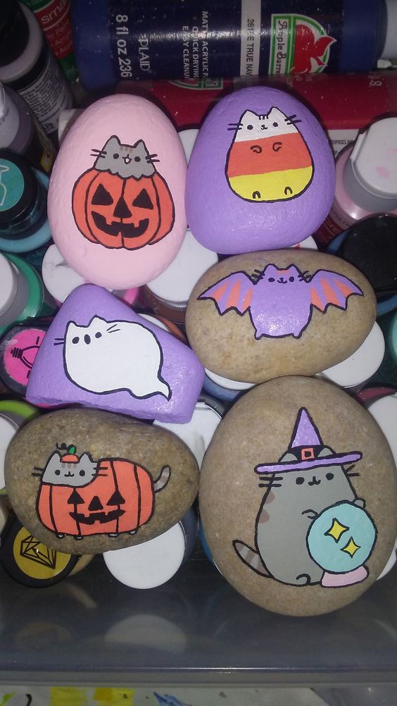 Halloween Painted Rocks