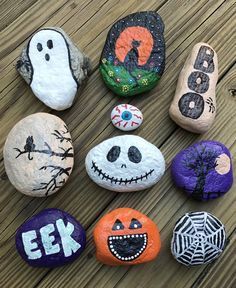 Halloween Painted Rocks