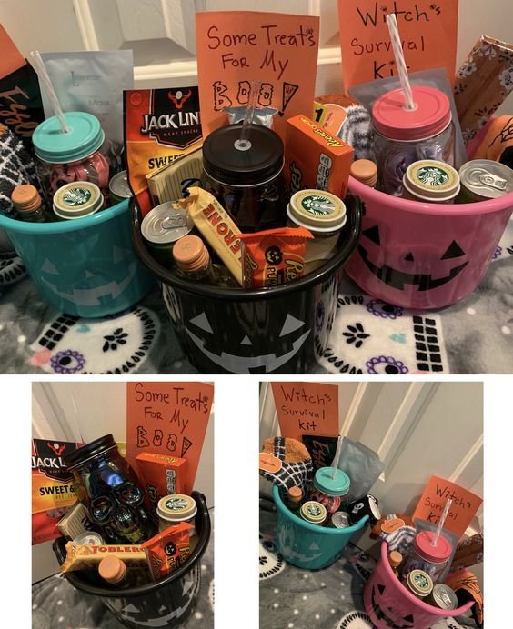 Halloween Baskets For Boyfriend