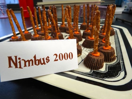 Nimbus 2000 Broomsticks - Harry Potter Snack Ideas