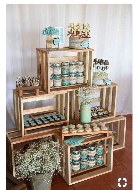 Dessert Table made from Crates