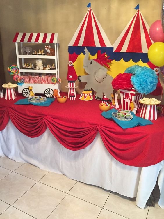 Circus Dessert Table