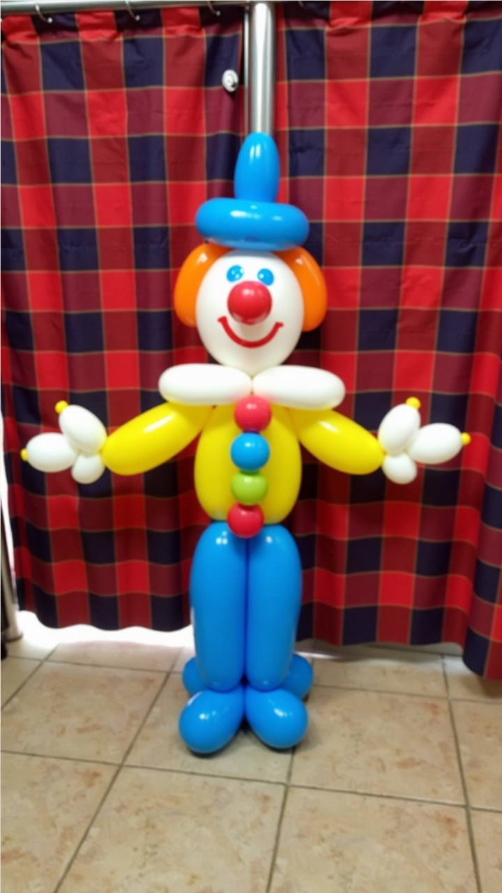 Clown Balloon Sculpture