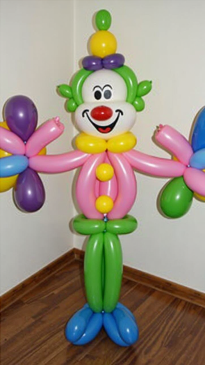 Clown Balloon Sculpture