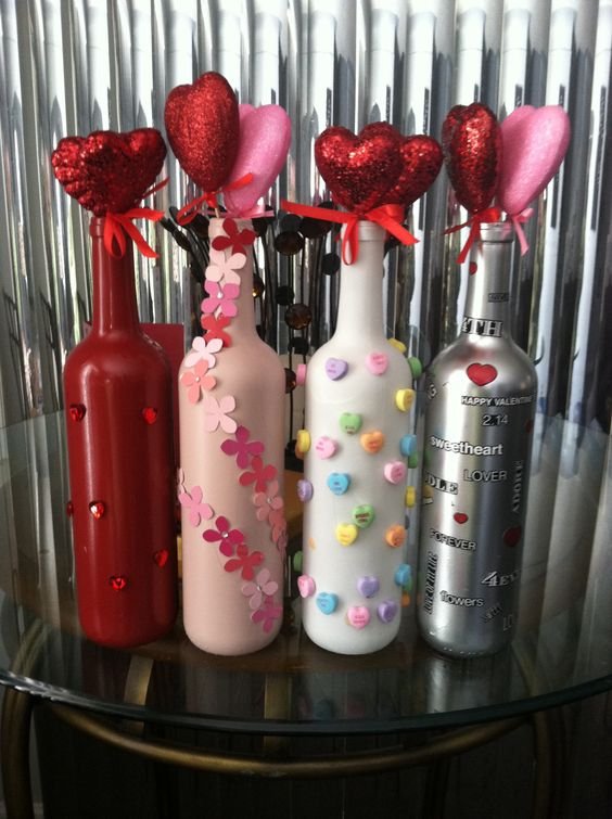 Valentines Wine Bottle Crafts Castle Random