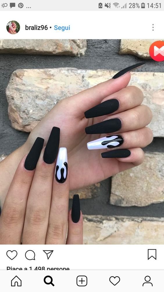 Featured image of post Blue Coffin Flame Nails : They&#039;ve been popular for years on social media, but scroll through your feed—or just look at literally.