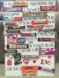 Valentines Candy Poster Gifts for Boyfriend - Castle Random