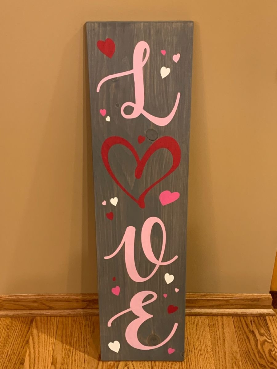 Valentines Porch Sign Ideas