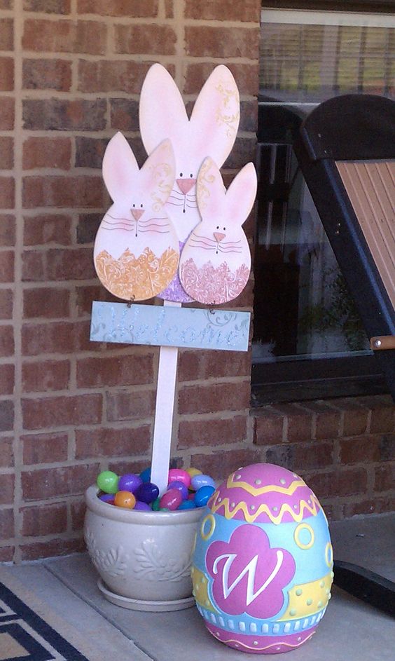 Easter Porch Decor