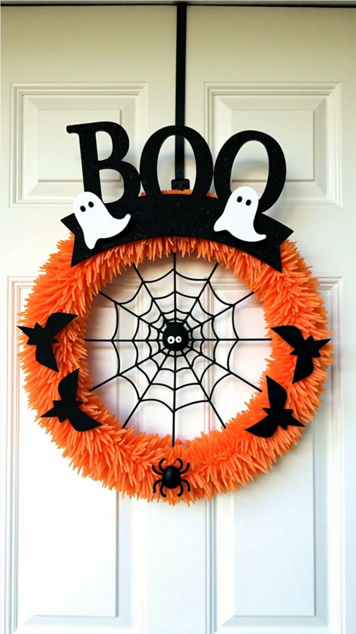 Halloween Wreaths for Front Door