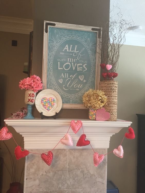 Dollar Store Valentines Decor