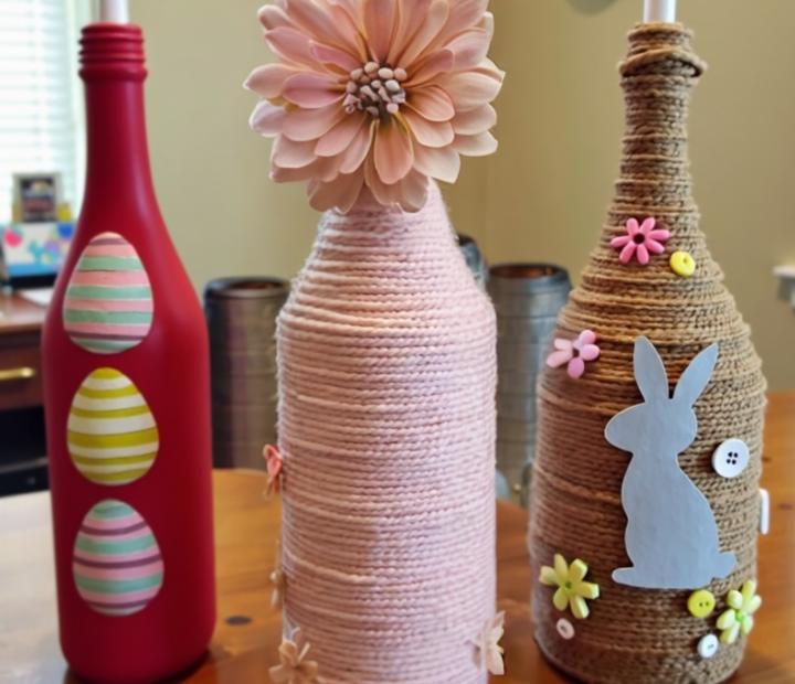 Easter Wine Bottle Crafts