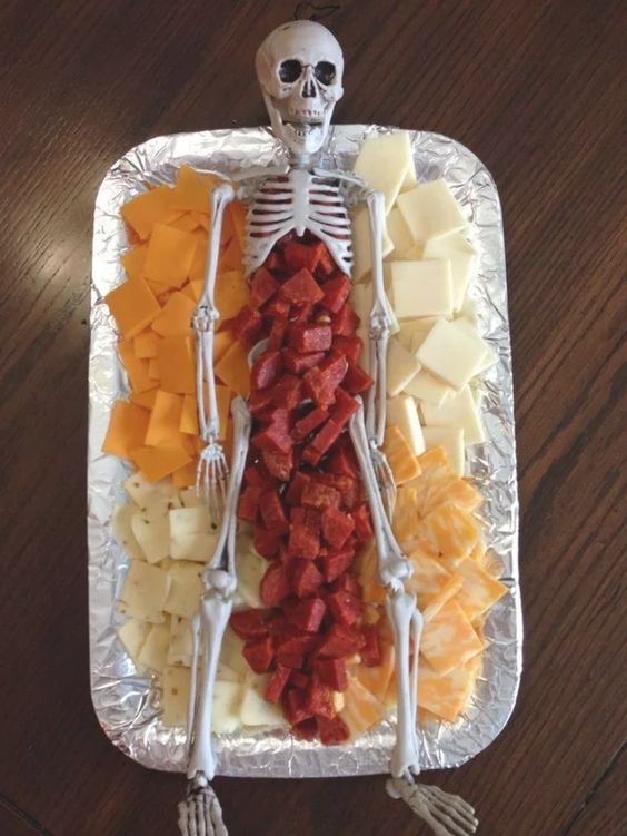 Party Food Ideas - Skeleton Platter