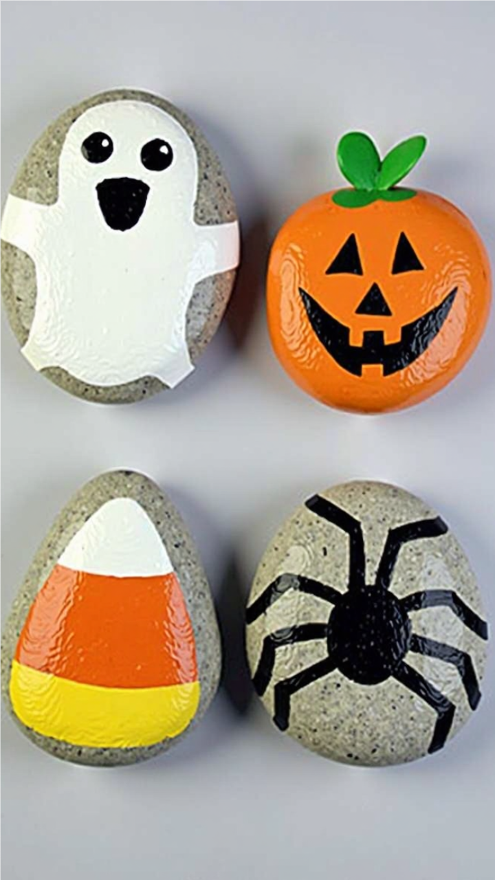 Halloween Painted Rocks