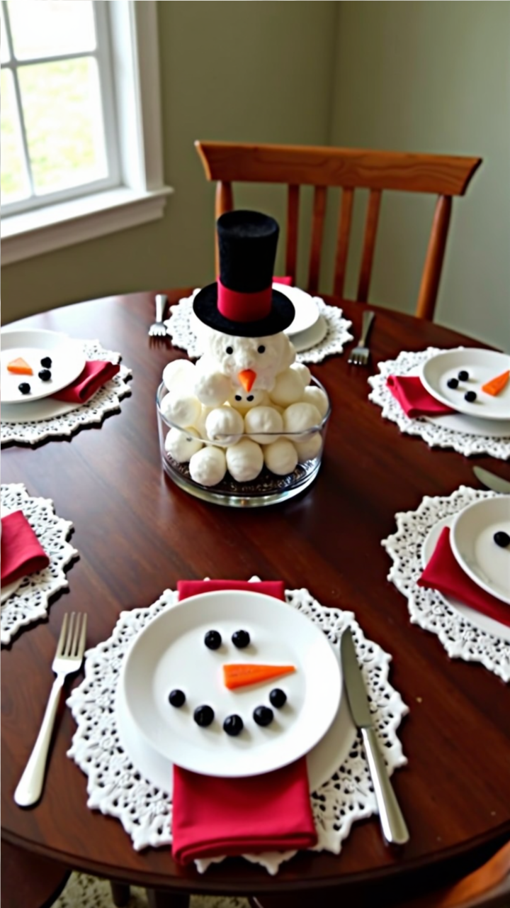 DIY Christmas Table Decorations 