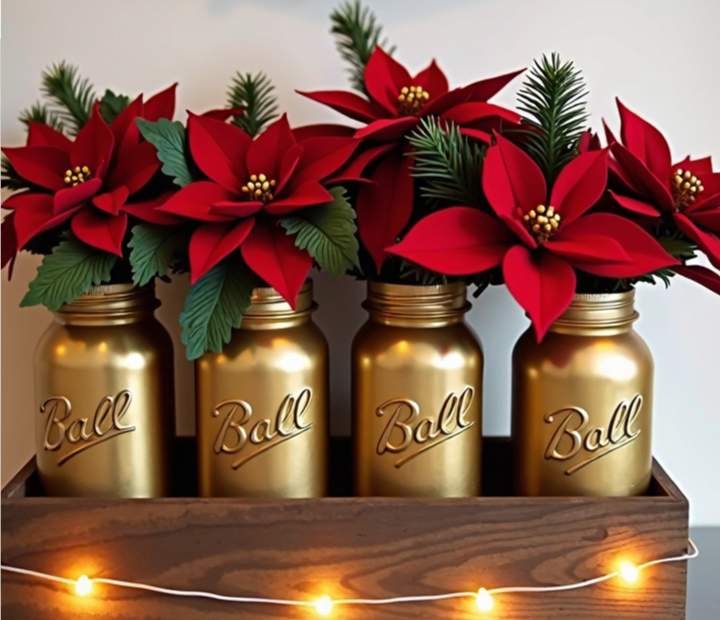 DIY Christmas Table Decorations