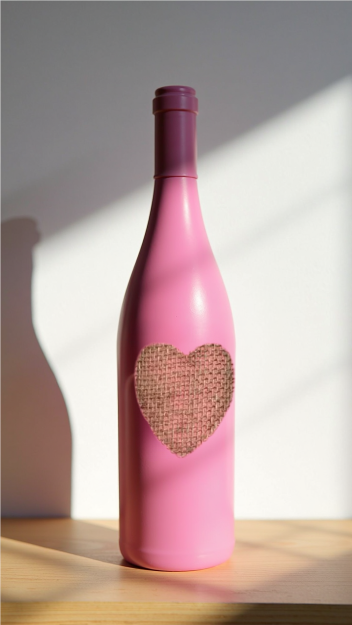 Valentines Wine Bottle Crafts