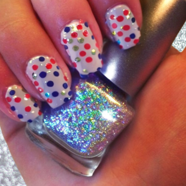 Fourth of July Nail Art Ideas - Castle Random