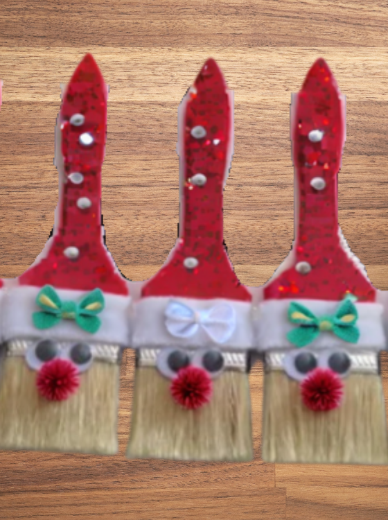DIY Paint Brush Ornaments