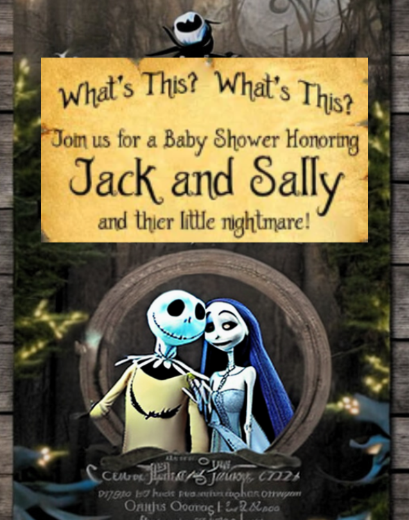 Jack Skellington Baby Shower Ideas