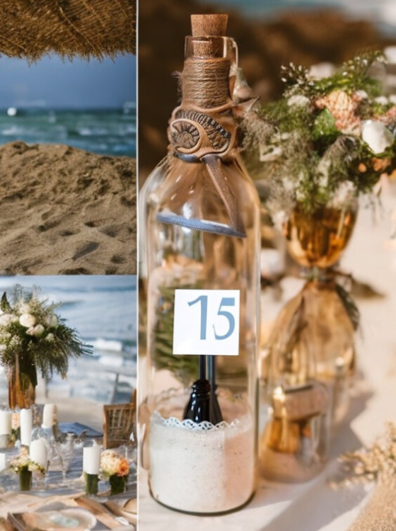 Message In A Bottle Table Numbers